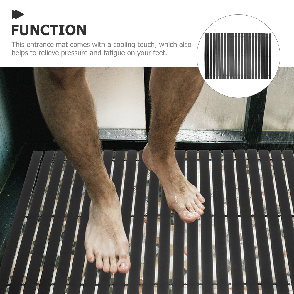 Tapete de banho antiderrapante - Bamboo Bath Mat avaliação e preço