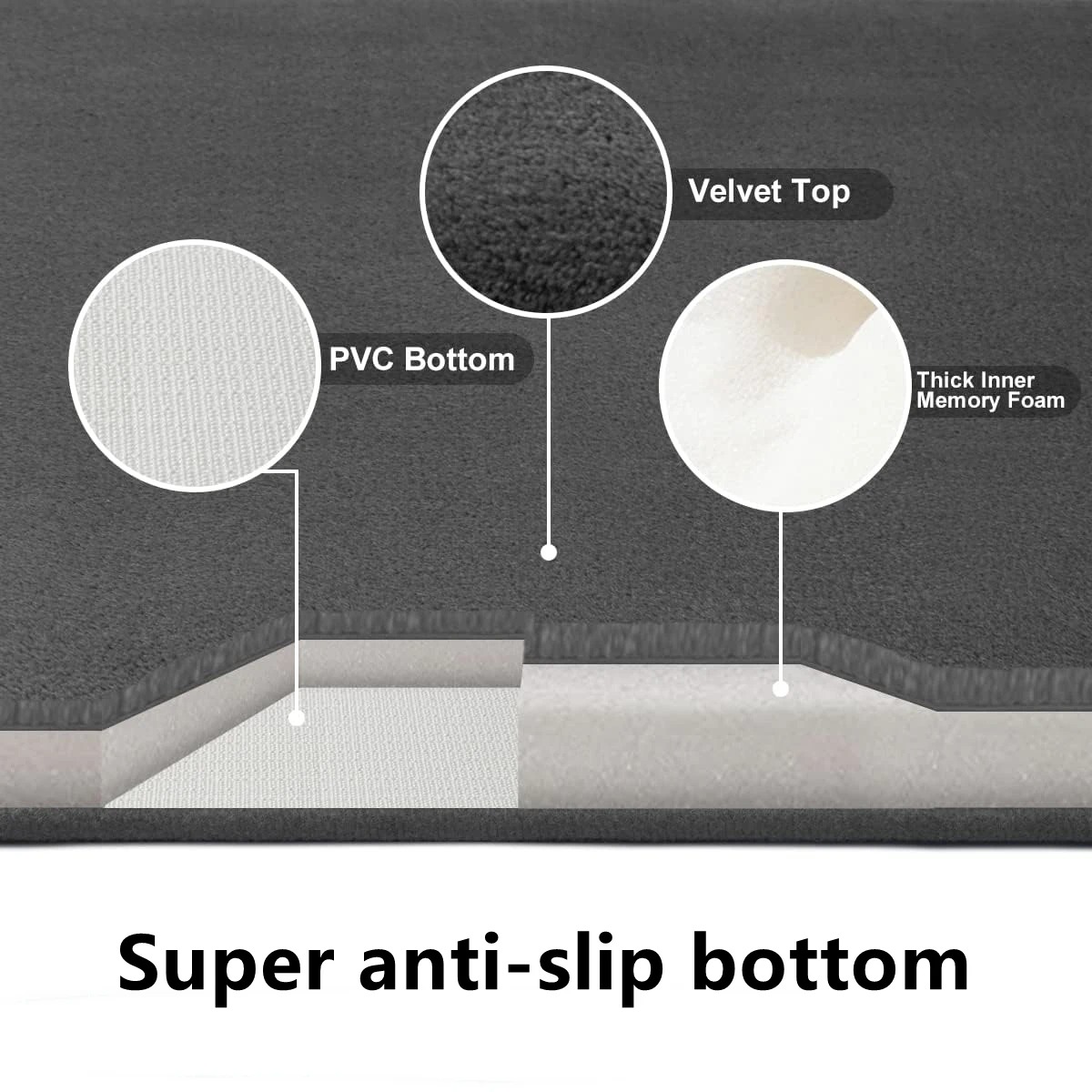 Tapete de chão absorvente anti - Bamboo Bath Mat avaliação e preço